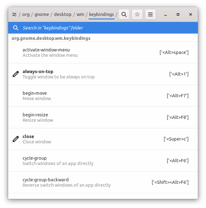 DConf Editor